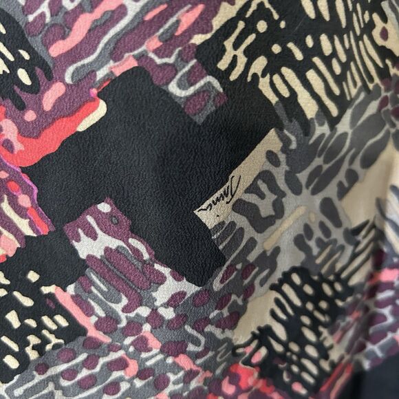 Trina Turk Silk Top Size Small Artsy Luxe Lightweight Blouse Womens Chic Office - Picture 5 of 14